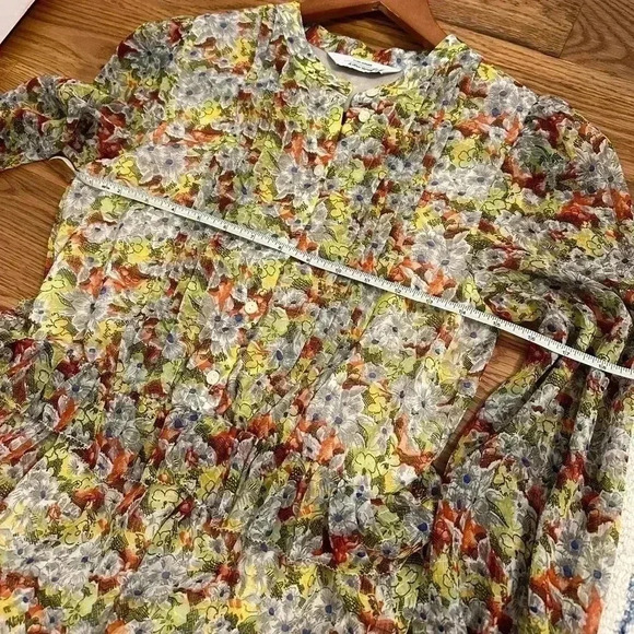 Paris Atelier & Other Stories Foral Bib Dress Size 2 - Picture 13 of 16